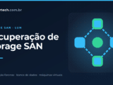 recuperação de dados em storage SAN com controladora e LUNs