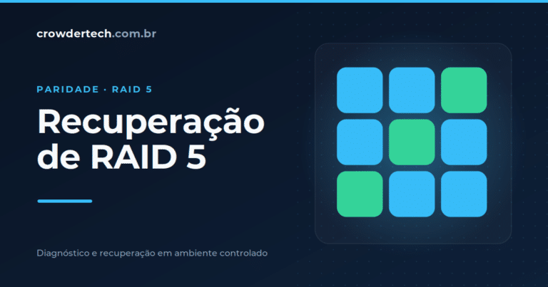 recuperação de RAID com múltiplos discos de servidor