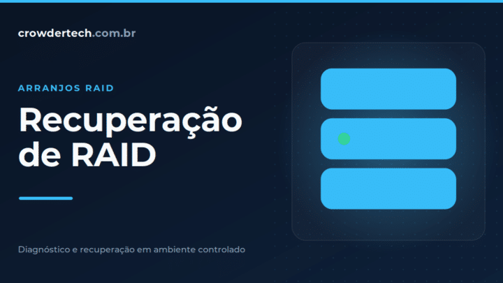 recuperação de RAID com múltiplos discos de servidor