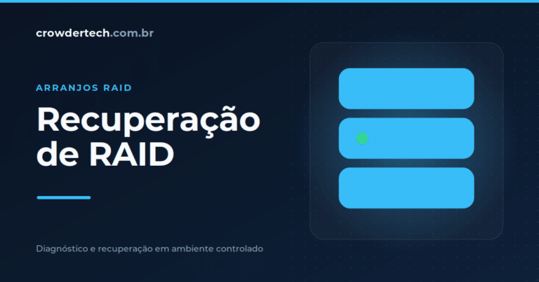 recuperação de RAID com múltiplos discos de servidor